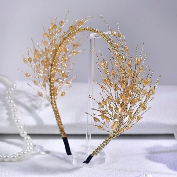 Rhinestone Headband Women Crystal Hair Accessories for Weddings Prom main image 4
